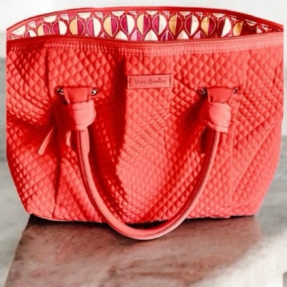 VERA BRADLEY CANYON SUNSET HADLEY SATCHEL - Picture 4 of 16